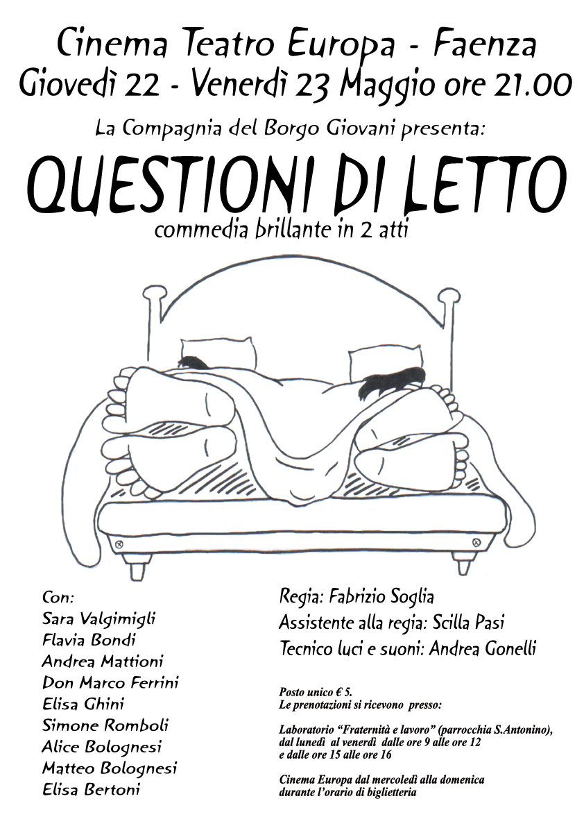 Locandina Questioni di letto