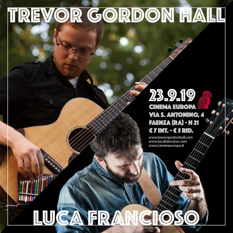Concerto Luca Francioso e Trevor Gordon Hall 23 settembre