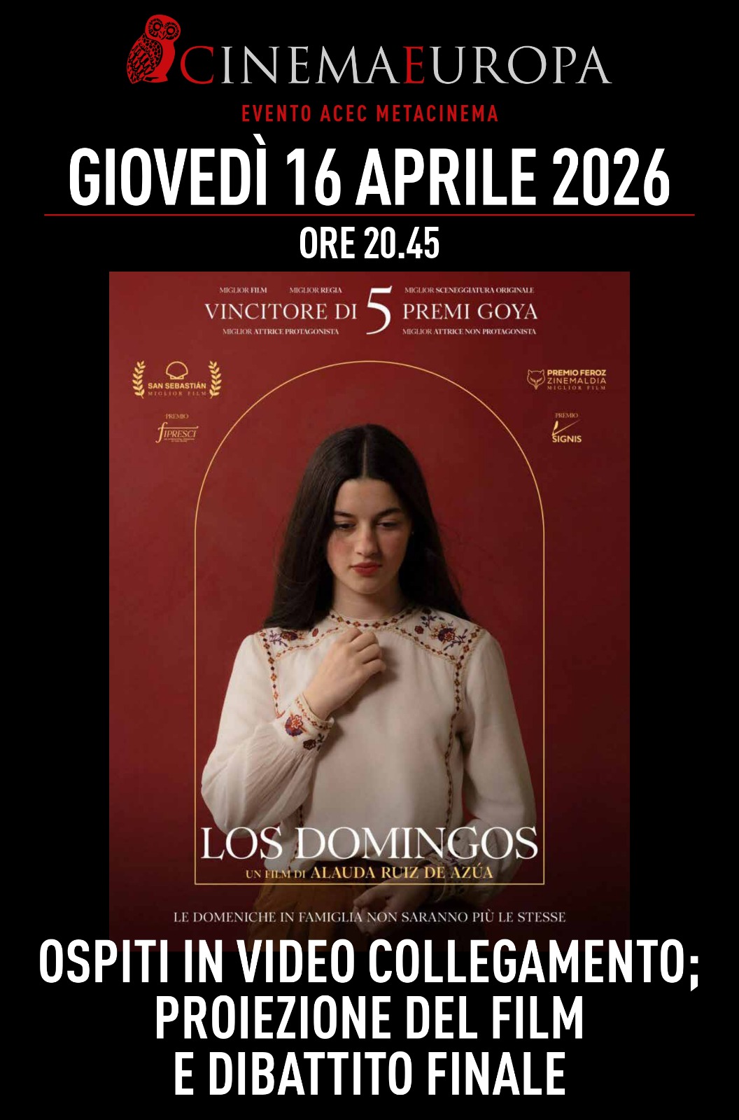 locandina del film Los Domingos — Metacinema